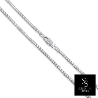 Sterling silver popcorn chain
