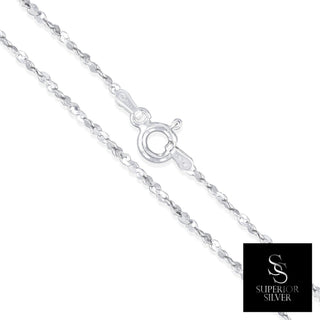 Sterling silver serpentine chain