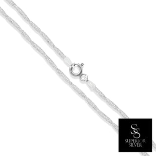Sterling silver Singapore chain