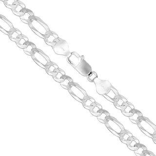 Figaro Chain 11.2mm 925 Sterling Silver