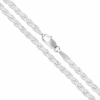 Superior Silver 2.8mm rope chain necklace crafted from polished 925 sterling silver with a secure lobster clasp.