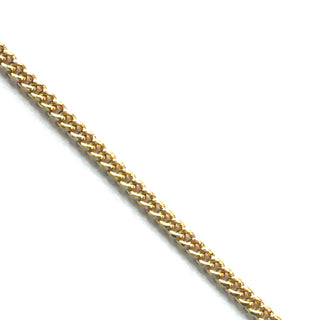 Curb Link Bracelet 10K Yellow Gold 7.5inch/3.6mm, close-up