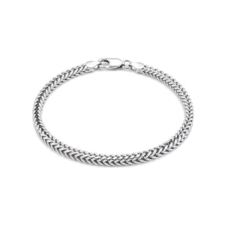 3.7mm Franco Bracelet in Sterling Silver