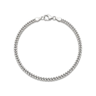 3mm Franco Bracelet in Sterling Silver