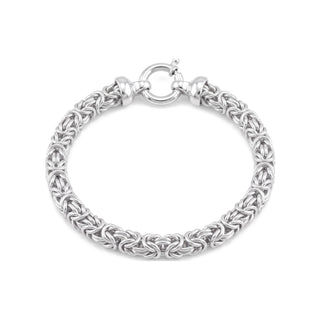 6.5mm Byzantine Bracelet in Sterling Silver