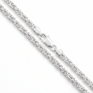 Byzantine Link 925 Sterling Silver 20inch/4.4mm