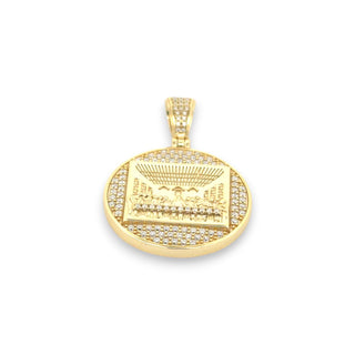 Iced-Out Moissanite Last Supper Pendant