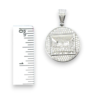 Iced-Out Moissanite Last Supper Pendant