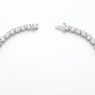 Lab Grown Diamond Illusion-Set Tennis Necklace