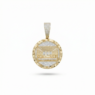 Iced-Out Moissanite Last Supper Pendant