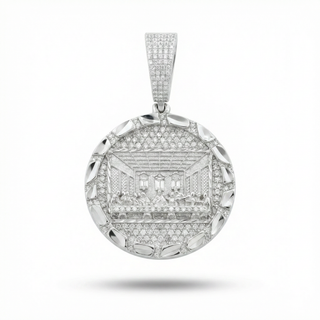 Iced-Out Moissanite Last Supper Pendant