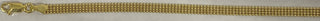 Superior Silver 4mm Gold Plated Bead Chain in Sterling Silver