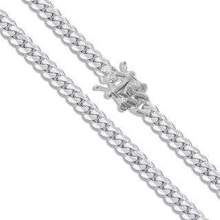 Superior Silver 10.3mm Miami Cuban Box Lock Chain in Sterling Silver