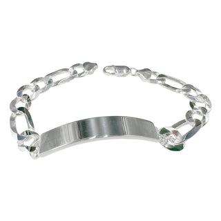 Figaro Chain 10mm 925 Sterling Silver