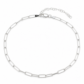 Paper Clip Chain 3mm 925 Sterling Silver