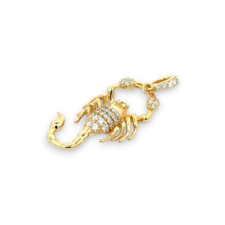 Iced-Out Moissanite Scorpion Pendant