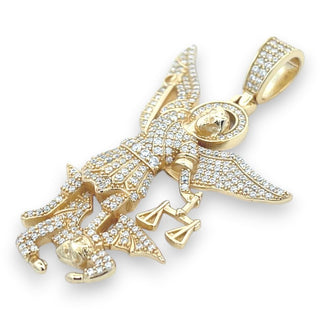 St. Michael the Archangel Moissanite Pendant