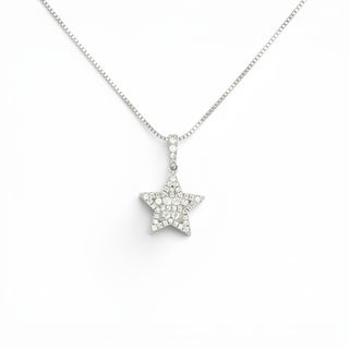 Iced out Star Pendant 1.2CT Moissanite 925 Sterling Silver