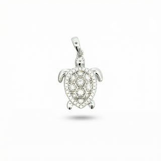 Turtle VVS 0.5CT Moissanite 925 Sterling Silver or Gold Vermeil