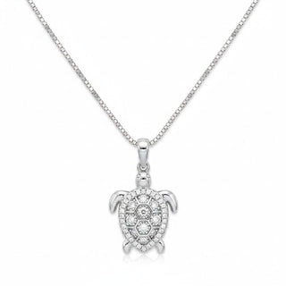 Turtle VVS 0.5CT Moissanite 925 Sterling Silver or Gold Vermeil