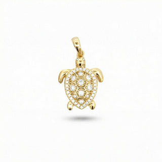 Turtle VVS 0.5CT Moissanite 925 Sterling Silver or Gold Vermeil view 9