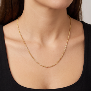 Singapore Link 10K Yellow Gold 22inch/1.8mm