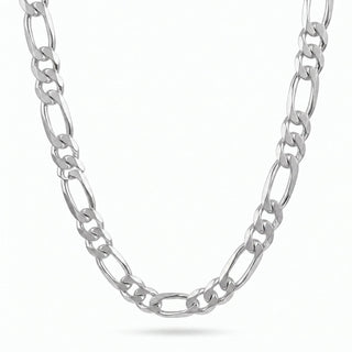 Superior Silver 20-inch solid 925 sterling silver Figaro link chain with a polished finish and lobster clasp.