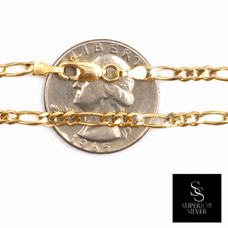Franco Link 10K Yellow Gold 7.5inch/3.2mm - detail