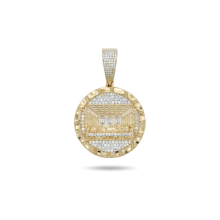 Iced-Out Moissanite Last Supper Pendant