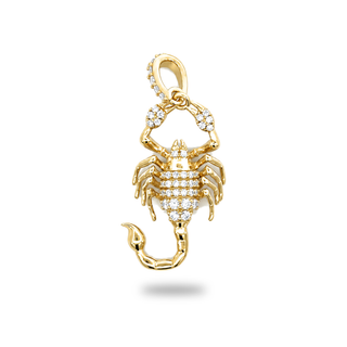 Iced-Out Moissanite Scorpion Pendant view 3