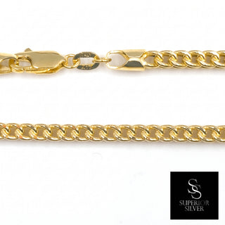 Superior Silver 10K yellow gold 2.0mm Franco link chain with a polished finish and lobster clasp