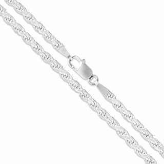 Superior Silver 2.8mm rope anklet in 925 sterling silver, Italian made, lobster clasp