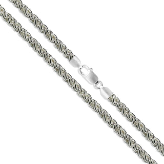 Superior Silver 4.3mm rope chain necklace crafted from polished 925 sterling silver with a secure lobster clasp.