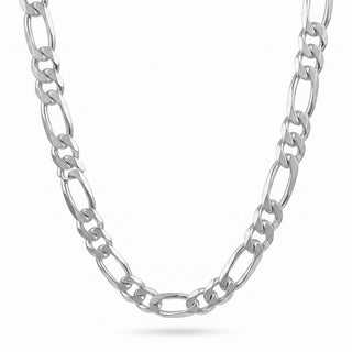 Superior Silver 20-inch solid 925 sterling silver Figaro link chain with a polished finish and lobster clasp.