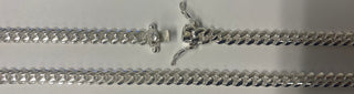 Superior Silver 4.2mm Miami Cuban link chain in polished 925 sterling silver with a secure box lock clasp.