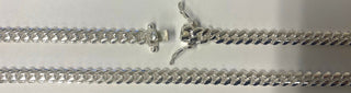 Superior Silver 6.3mm Miami Cuban link chain in polished 925 sterling silver with a secure box lock clasp