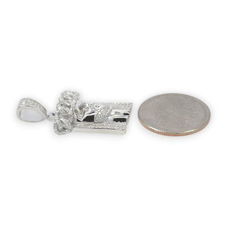Moissanite Jesus Pendant Iced Out VVS 2.2CT 925 Sterling Silver or Gold Vermeil