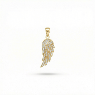 Single Angel Wing Pendant | 925 Sterling Silver