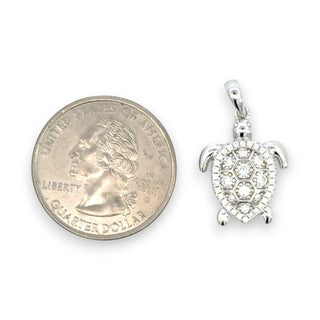Turtle VVS 0.5CT Moissanite 925 Sterling Silver or Gold Vermeil view 2