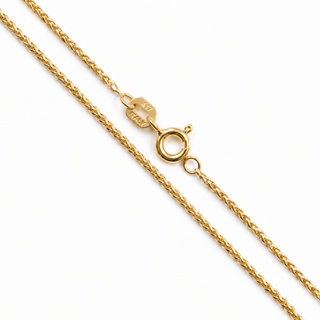 Wheat Chain 10K Yellow Gold 22inch/0.6mm