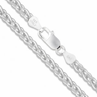 Wheat Chain 4.5mm 925 Sterling Silver